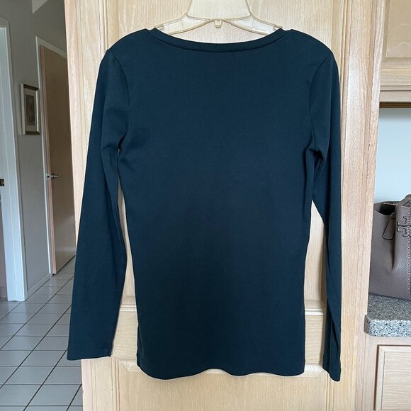 Eddie Bauer Long Sleeve Tee - Dark Teal - Picture 4 of 8